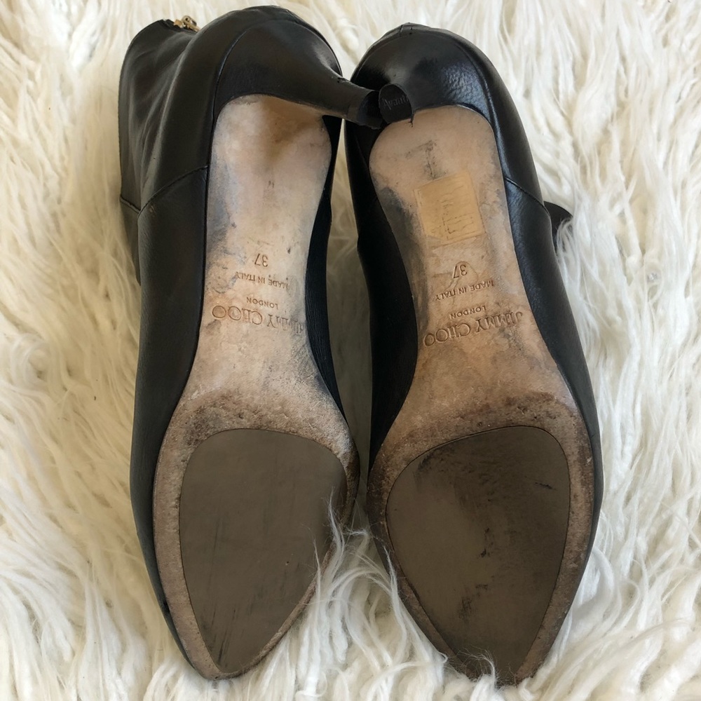 SOLD Jimmy Choo Brody Leather Ankle Bootie - Picture 5 of 8